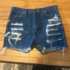 Custom vintage wrangler shorts